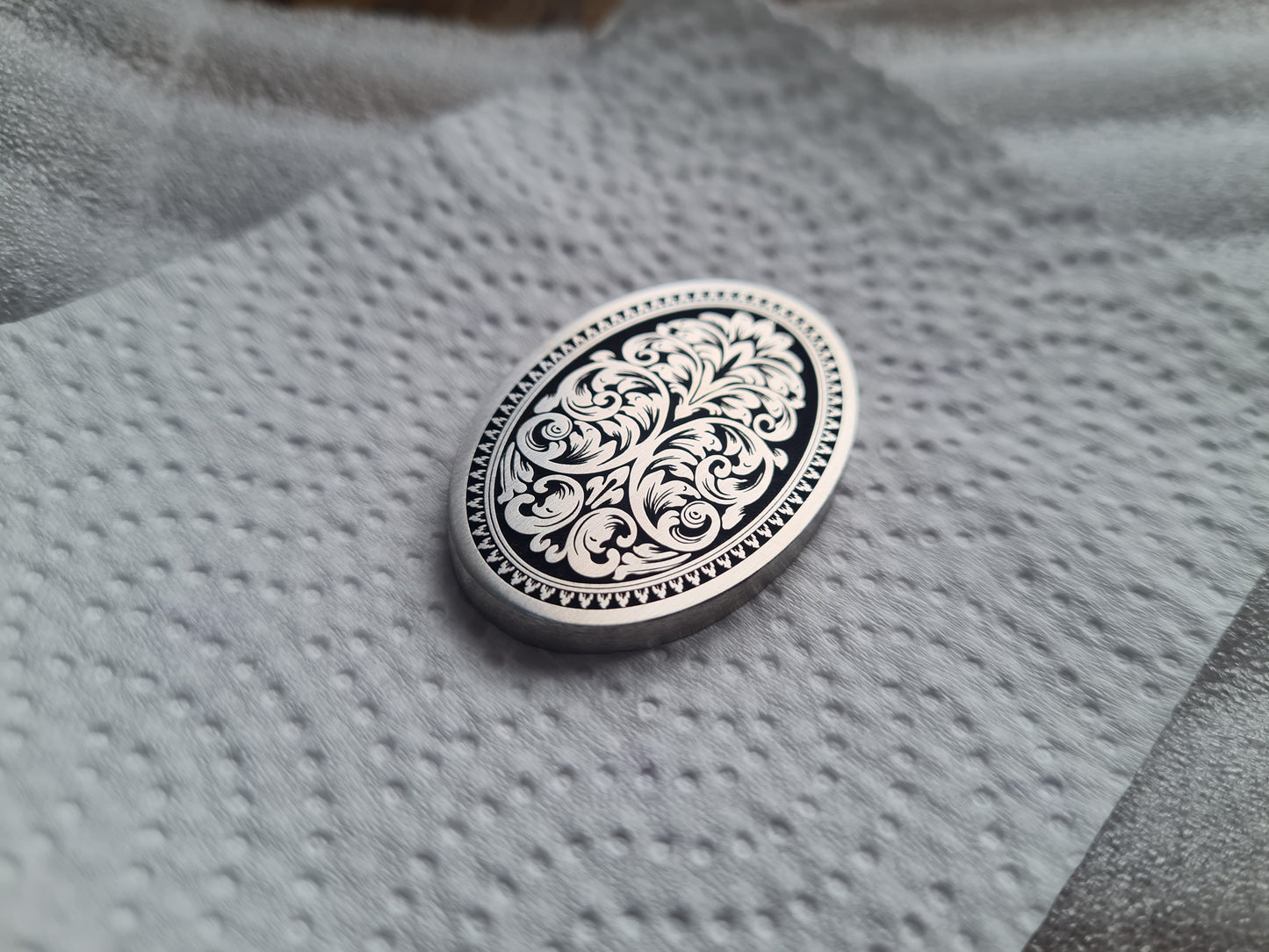 engraved grip cap