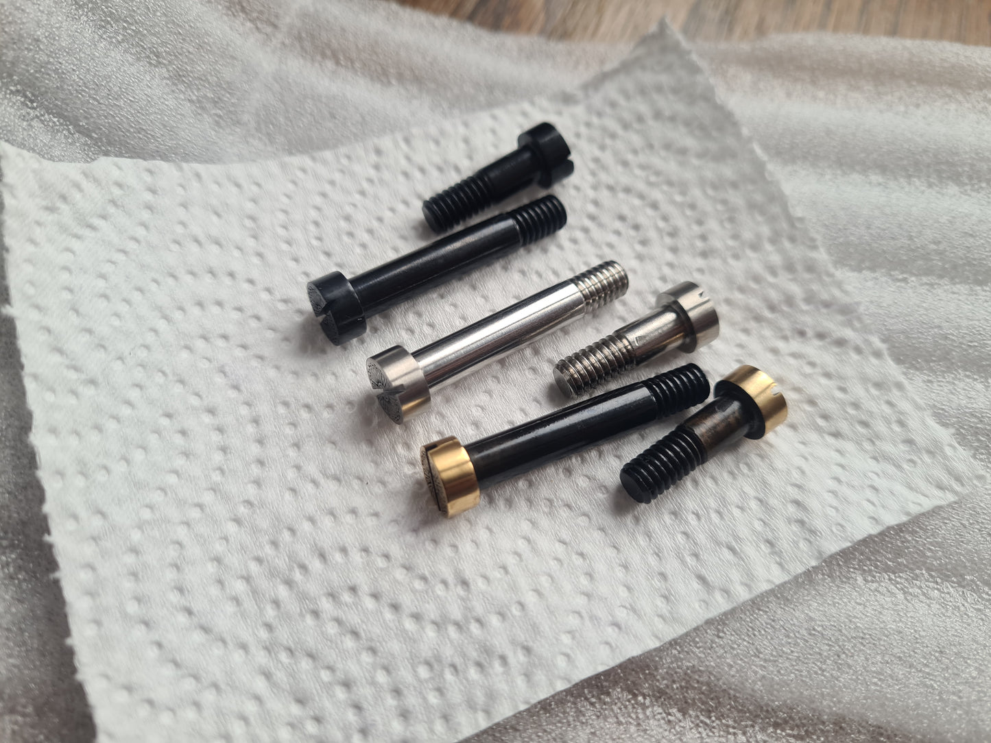 Engraved screws