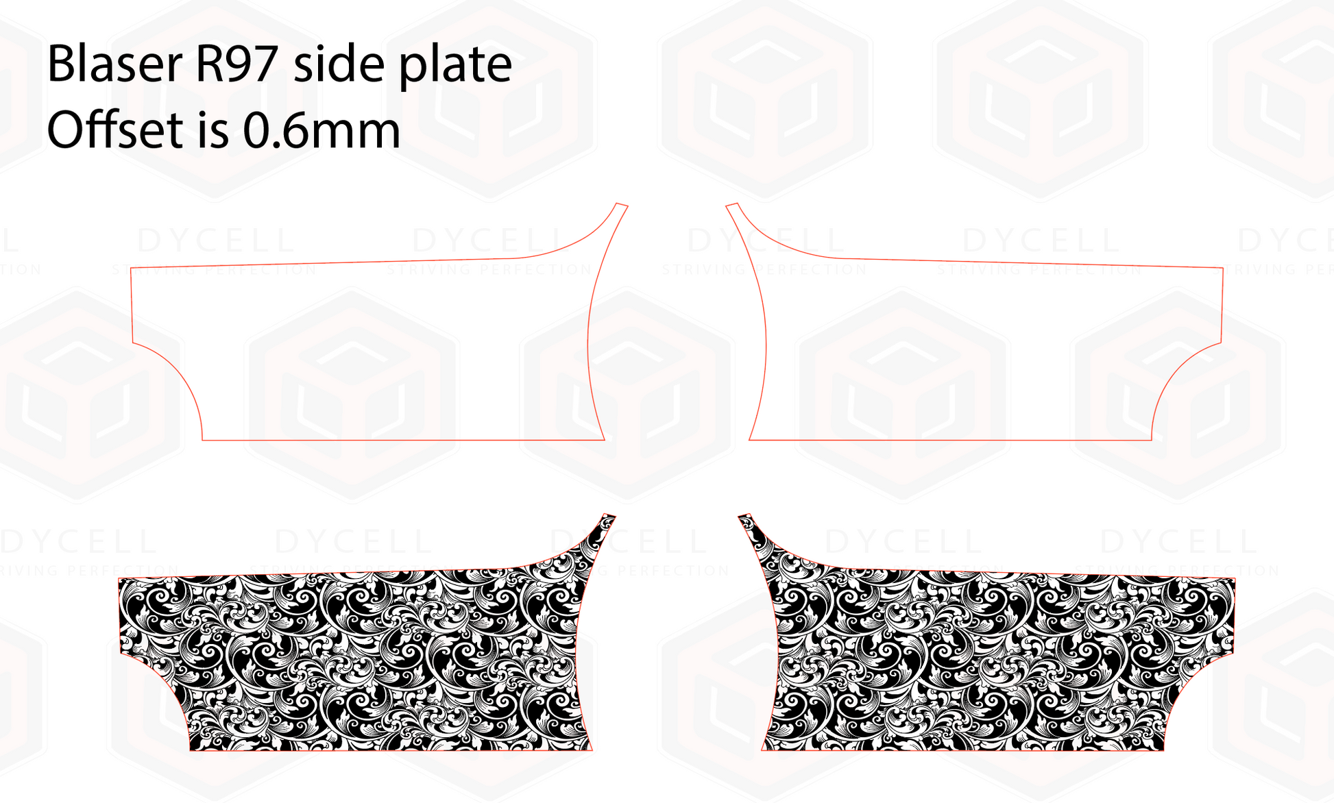 Blaser R97 side plate