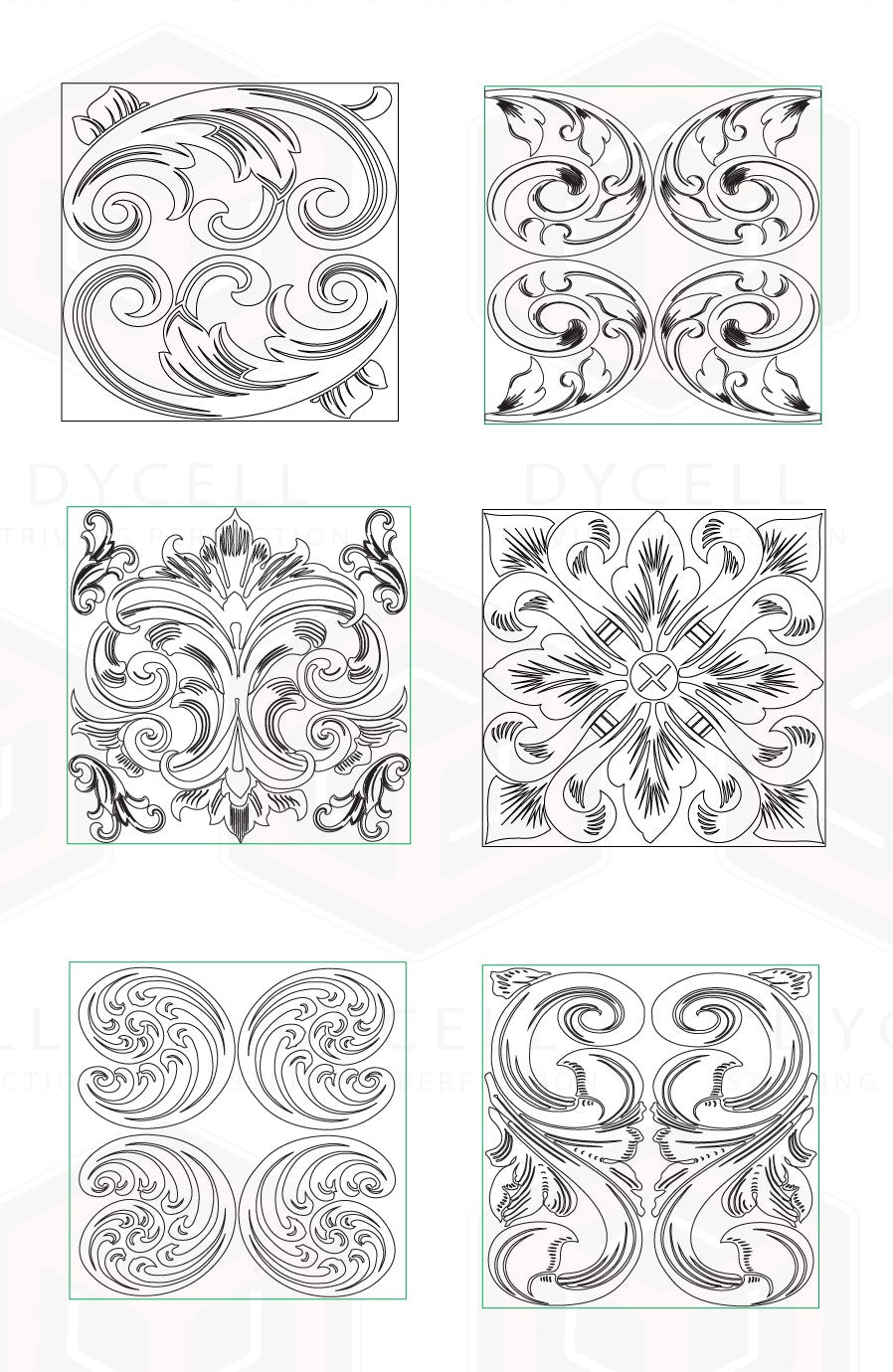 Engraving vector artwork EDM cube