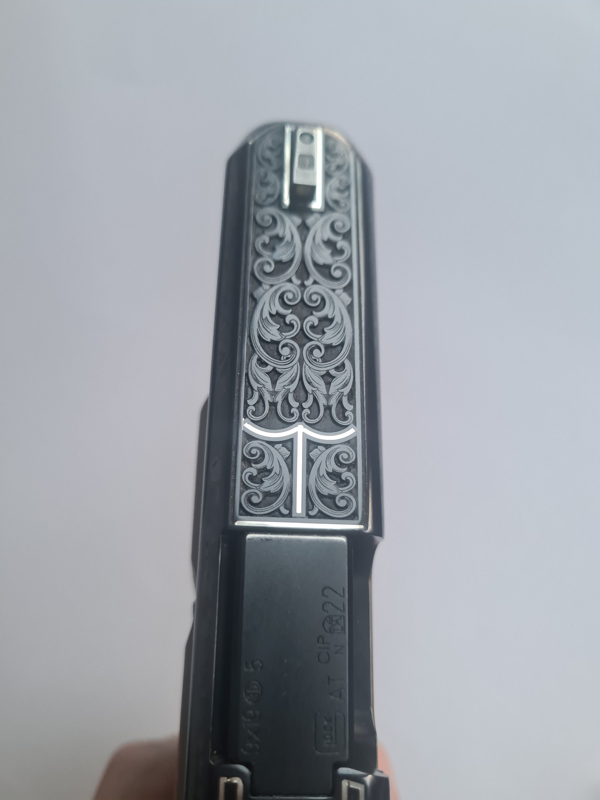 glock silver wire inlay