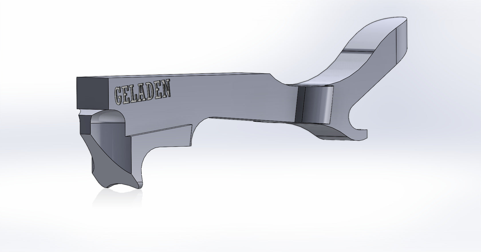 3D model - Luger P08 extractor – DYCELL