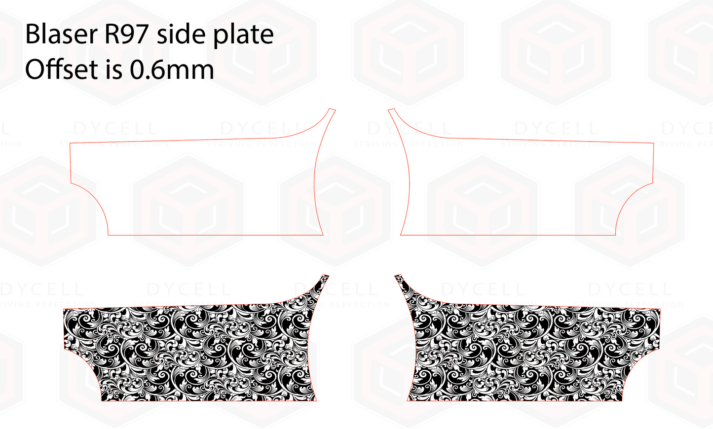 Blaser R97 side plate
